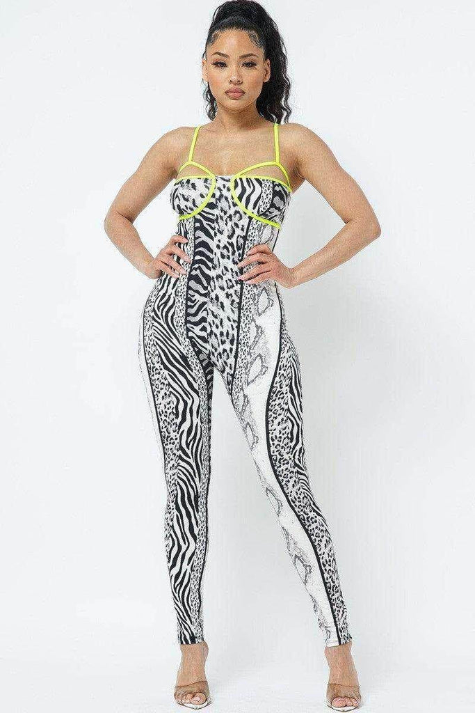 Wild Thang Jumpsuit - Messy Glam 