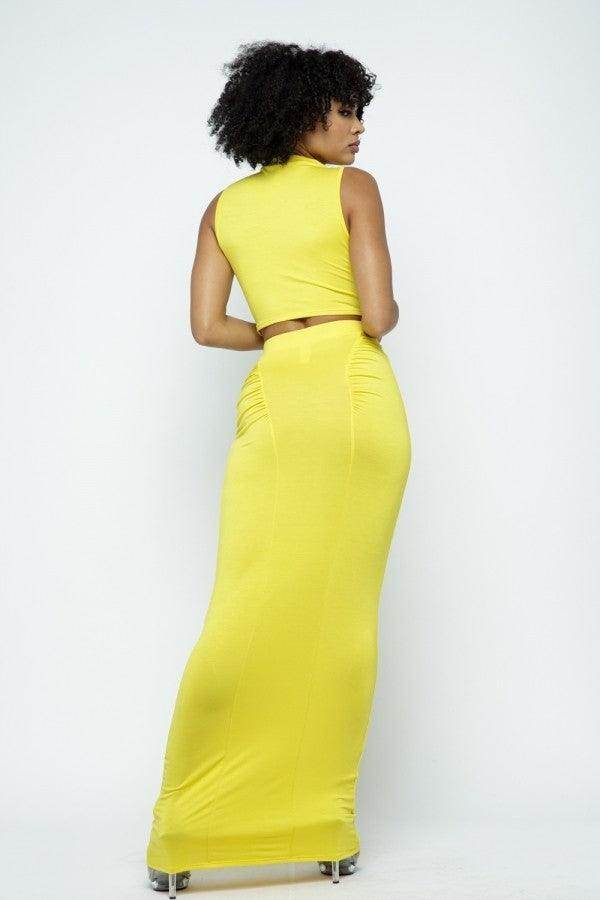 Yellow Breeze 3pc Set - Messy Glam 